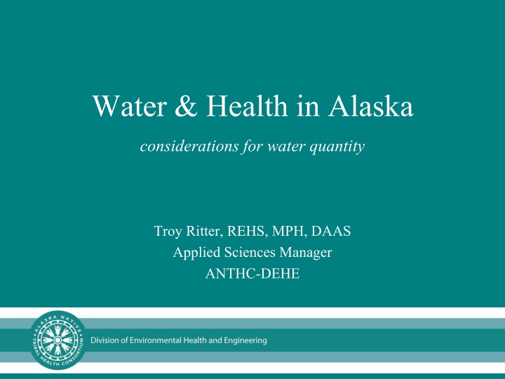 water health in alaska n.w