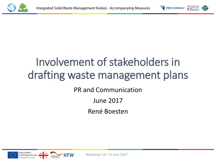 involvement of stakeholders in involvement n.w
