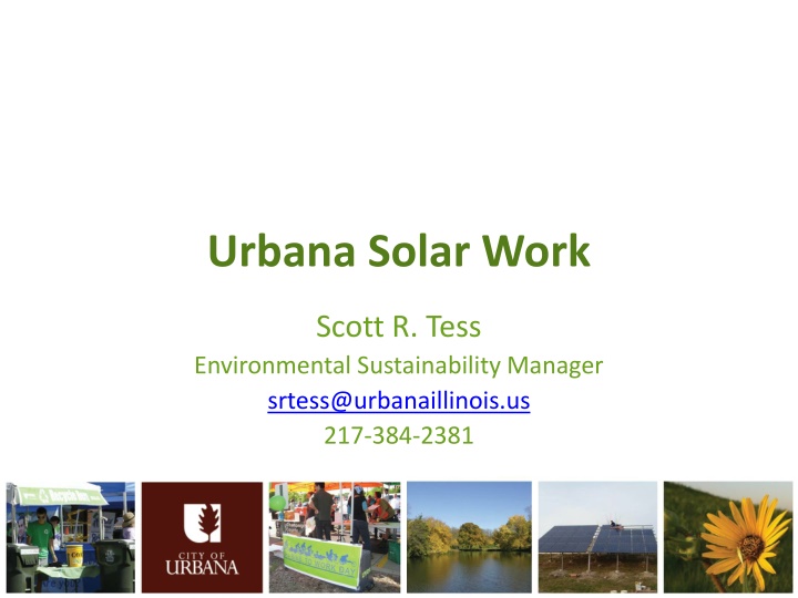 urbana solar work n.w