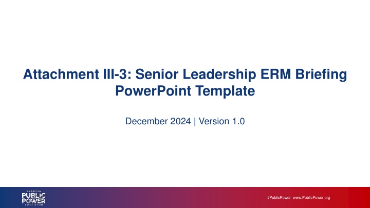 attachment iii 3 senior leadership erm briefing n.w