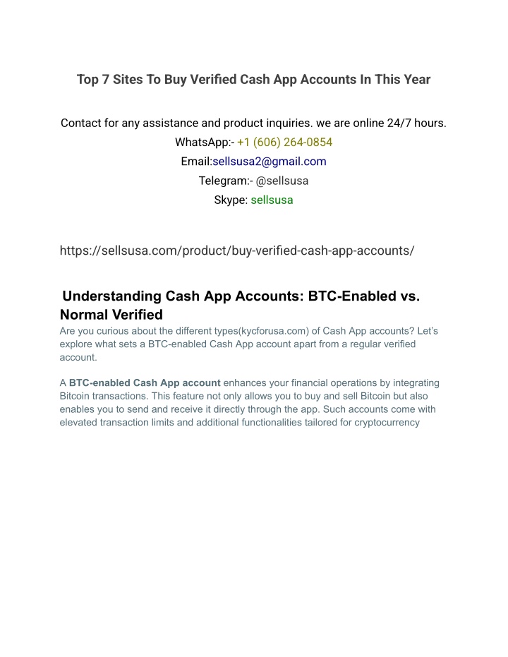 top 7 sites to buy verified cash app accounts n.w