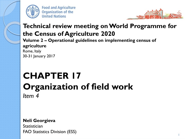 technical review meeting on world programme n.w