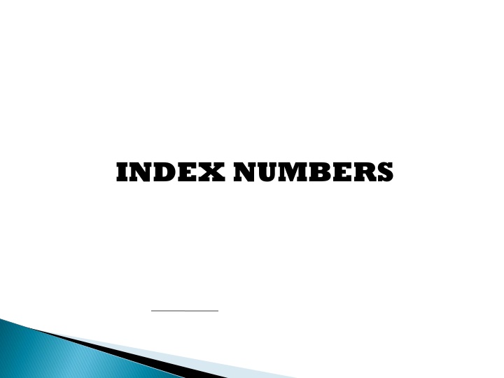 Weighted Index Numbers in Statistical Analysis