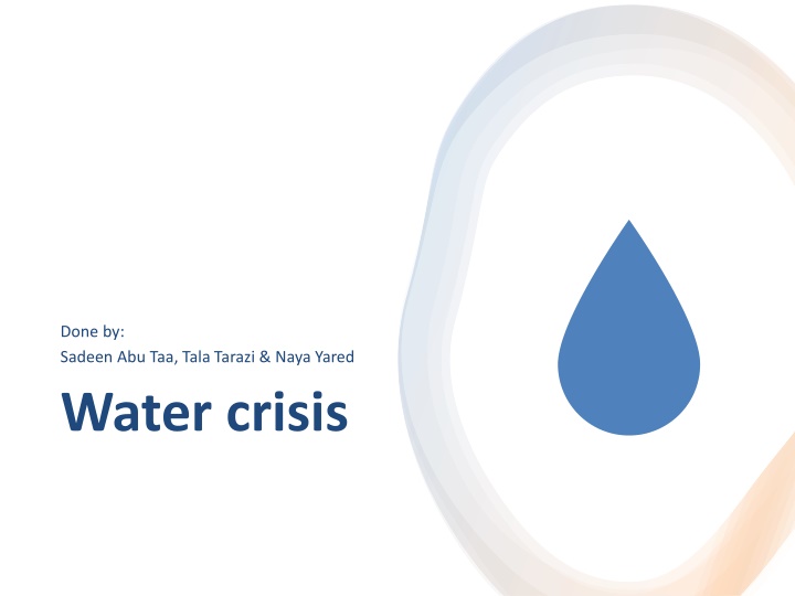 Water crisis