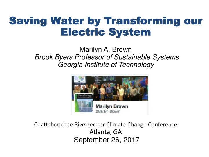 saving water by transforming our saving water n.w