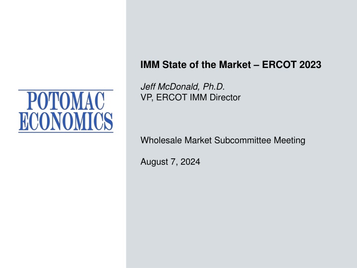Energy Market Analysis in ERCOT 2023