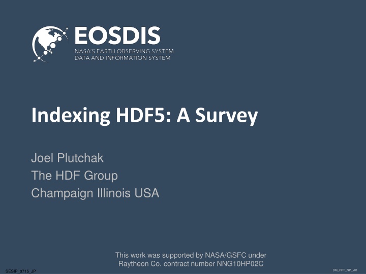 indexing hdf5 a survey n.w