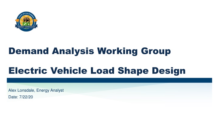 Electric Vehicle Load Shape Analysis