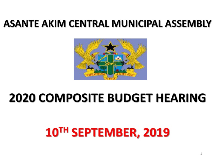Asante Akim Central Municipality Overview