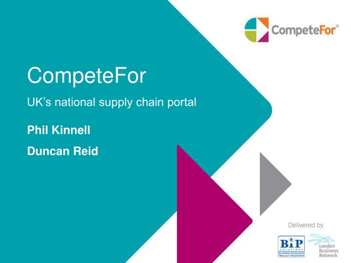 CompeteFor UK's National Supply Chain Portal - Phil Kinnell & Duncan Reid