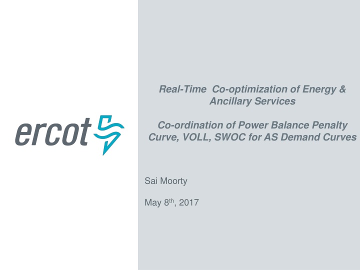 real time co optimization of energy ancillary n.w