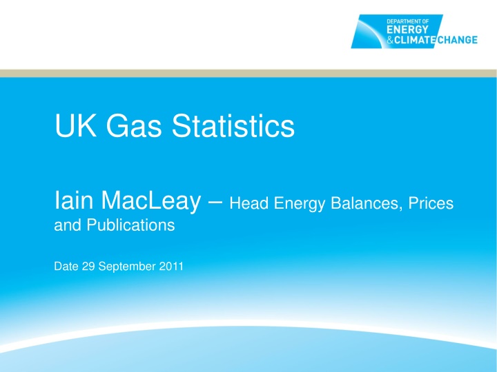 UK Gas Statistics Overview and Key Data Analysis