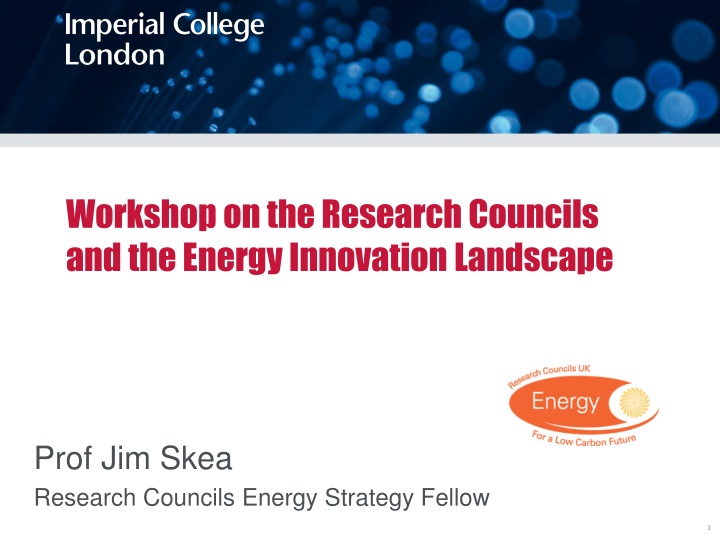 workshop on the research councils and the energy n.w