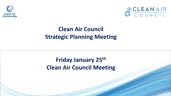 clean air council strategic planning meeting n.w