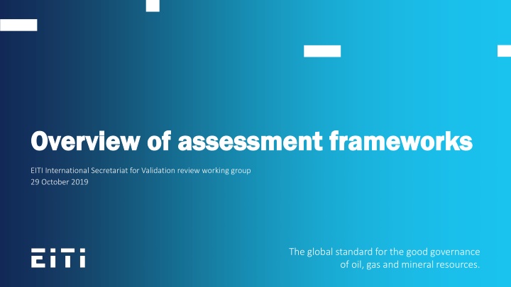 overview overview of of assessment n.w