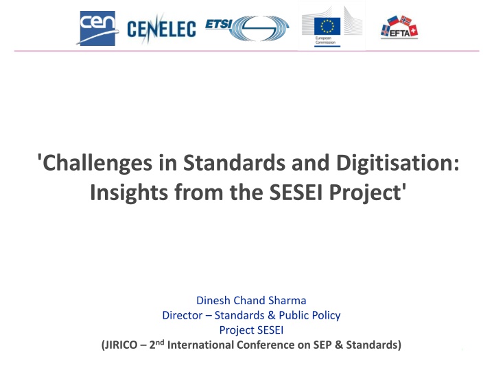challenges in standards and digitisation insights n.w