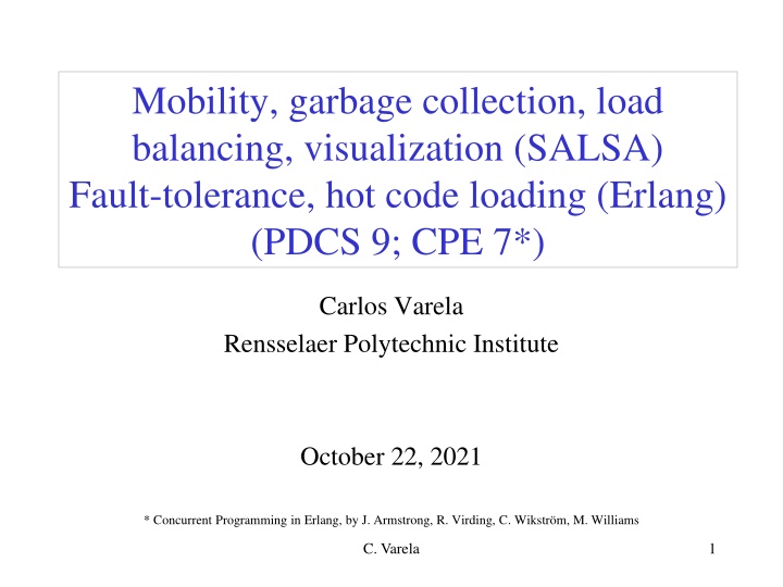 mobility garbage collection load balancing n.w
