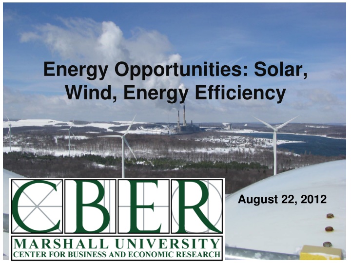 energy opportunities solar wind energy efficiency n.w