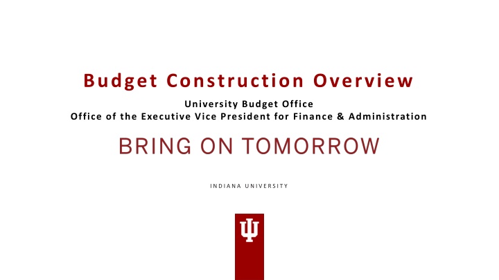 budget construction overview n.w