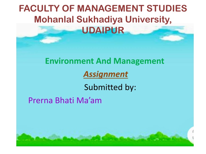 faculty of management studies mohanlal sukhadiya n.w