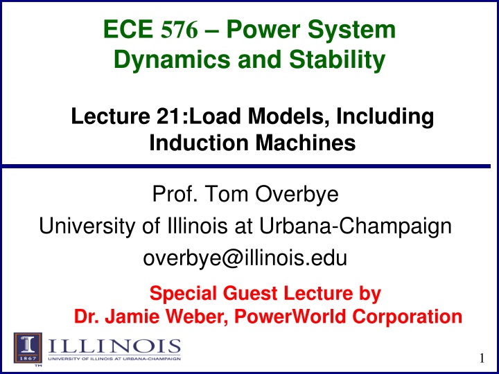 ece 576 power system dynamics and stability n.w