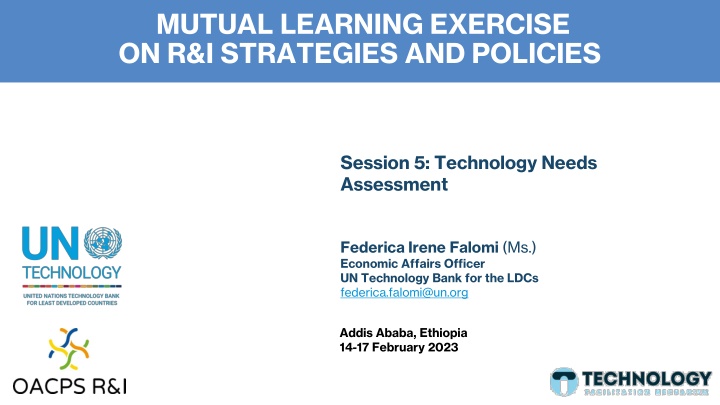 mutual learning exercise on r i strategies n.w