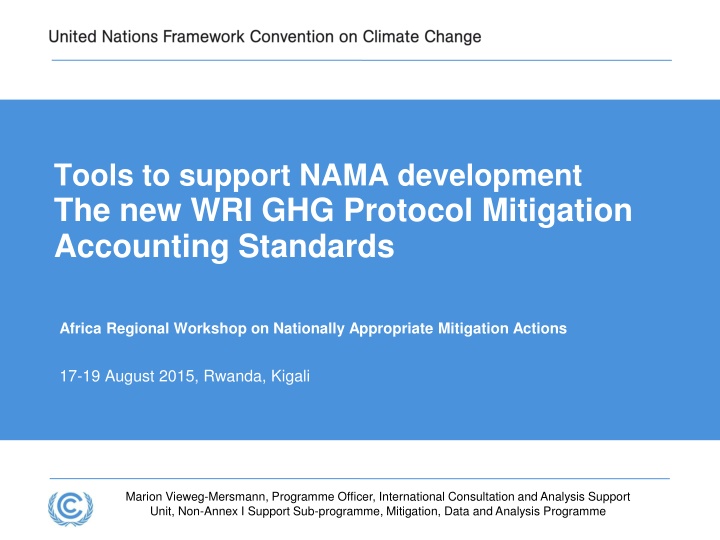 tools to support nama development n.w