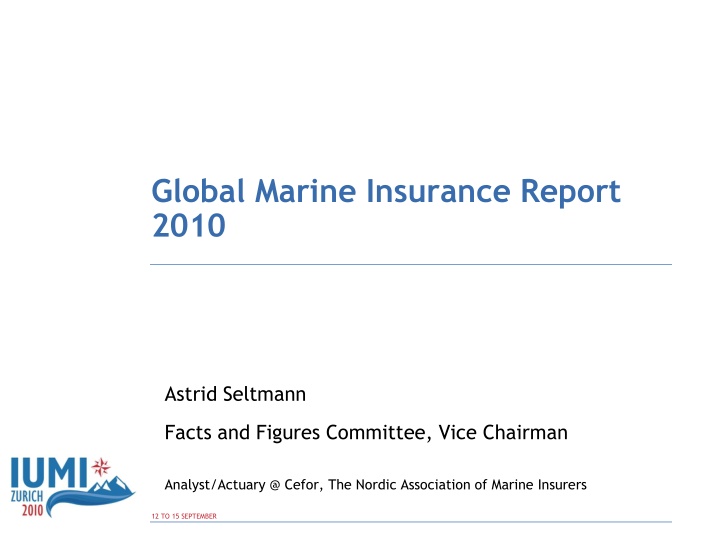 global marine insurance report 2010 n.w