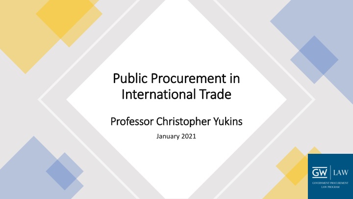 public procurement in public procurement n.w