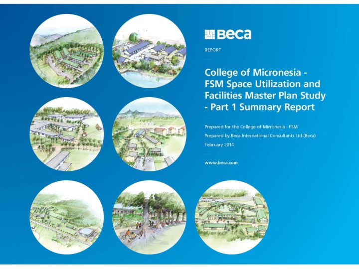 College of Micronesia FSM Space Utilization and Facilities Study