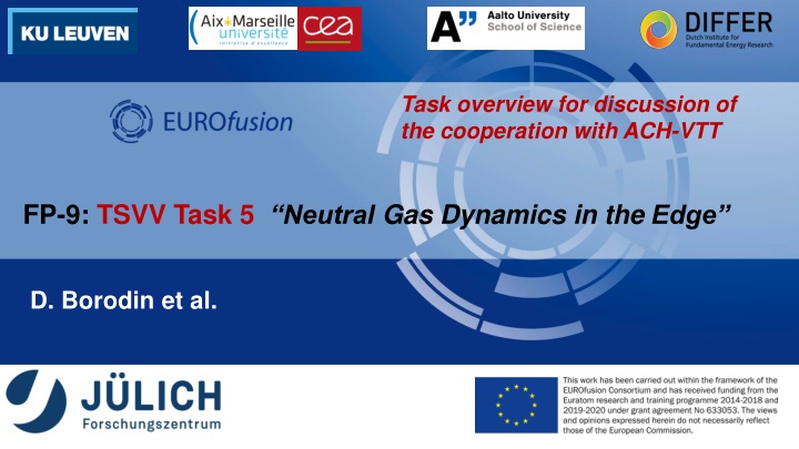 task overview for discussion of the cooperation n.w