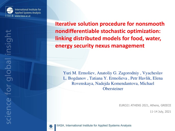 iterative solution procedure for nonsmooth n.w