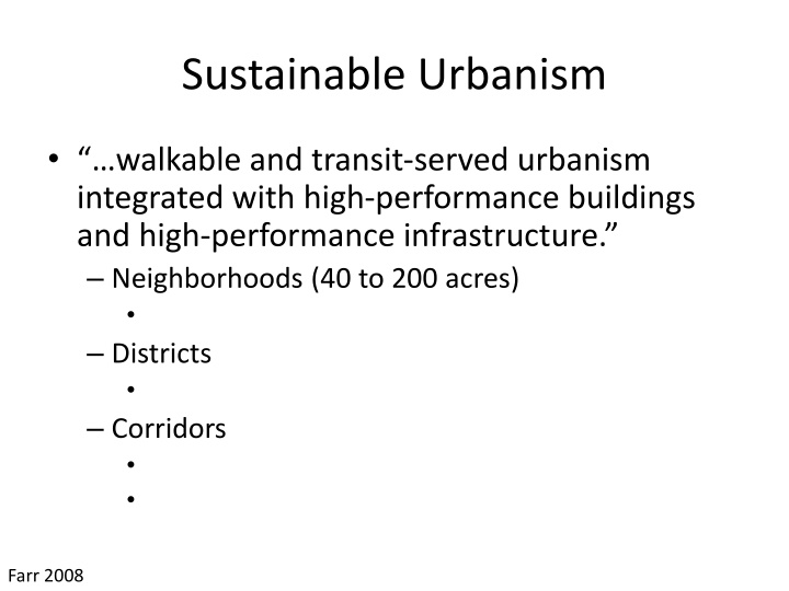 sustainable urbanism n.w