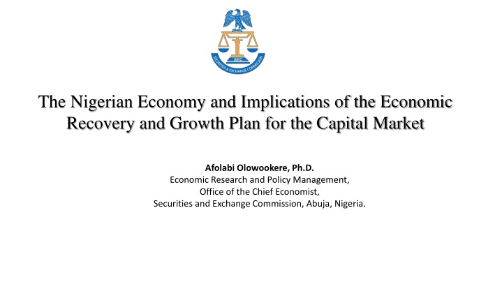 the nigerian economy and implications n.w