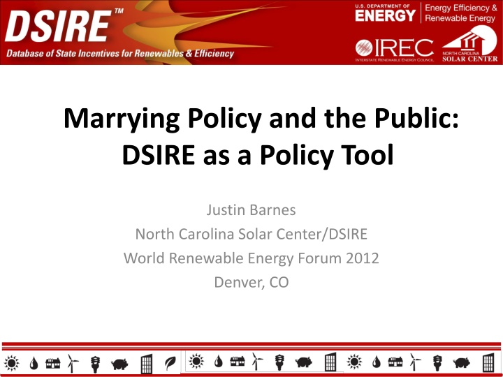 Marrying Policy and the Public: DSIRE as a Policy Tool