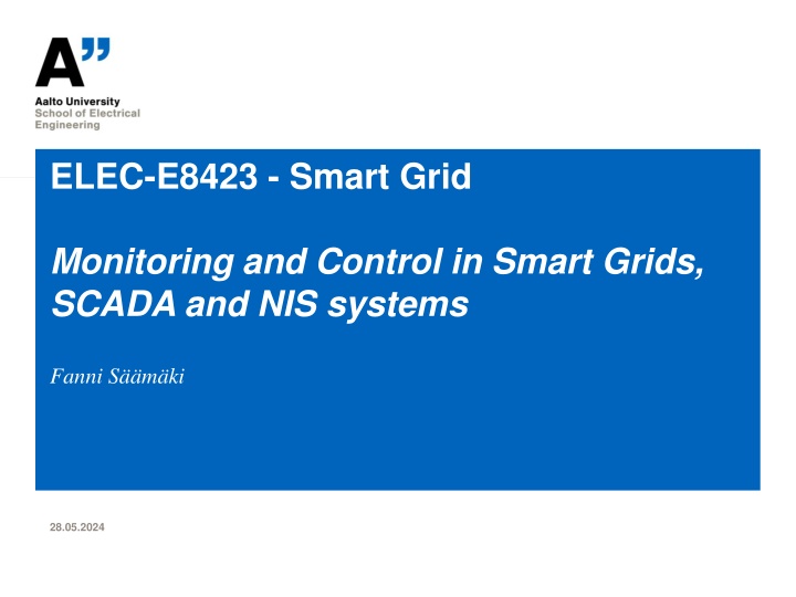 elec e8423 smart grid n.w