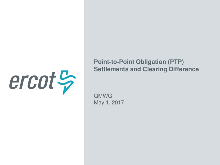 point to point obligation ptp settlements n.w