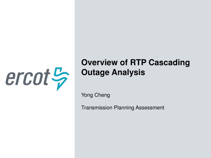 overview of rtp cascading outage analysis n.w