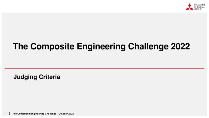 Composite Engineering Challenge 2022 Judging Criteria