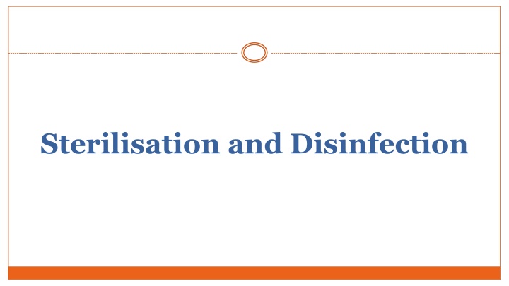 sterilisation and disinfection n.w