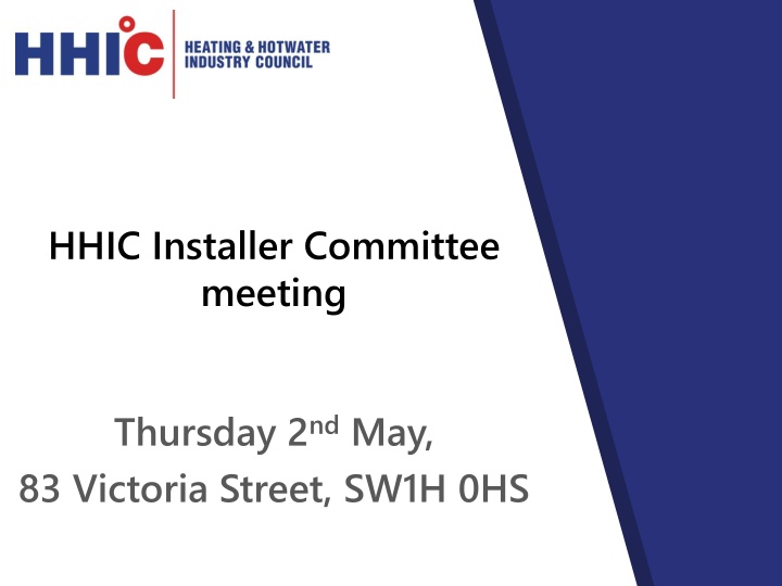 HHIC Installer Committee Meeting Highlights
