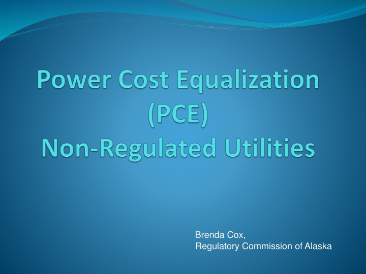 brenda cox regulatory commission of alaska n.w
