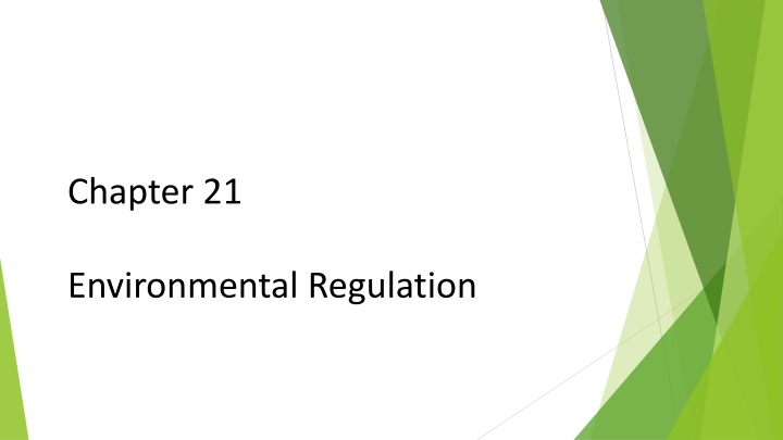 Environmental Regulation and Coase Theorem Exploration