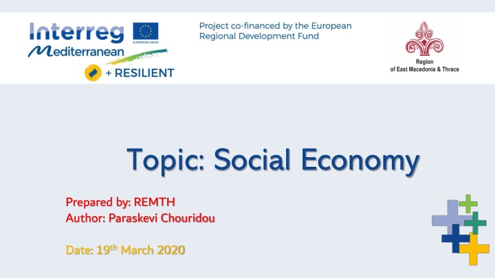 topic social economy n.w
