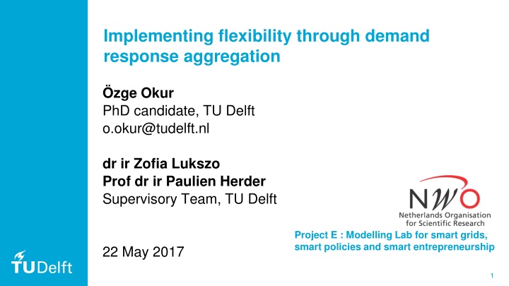 implementing flexibility through demand response n.w