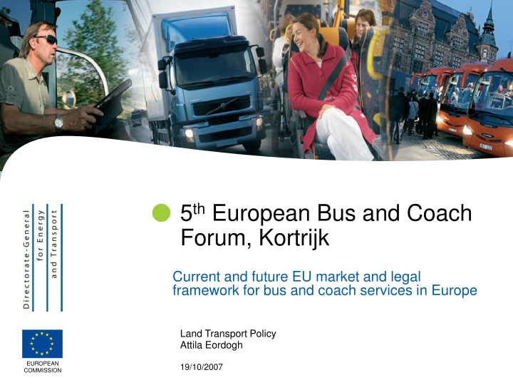 5 th European Bus and Coach  Forum, Kortrijk