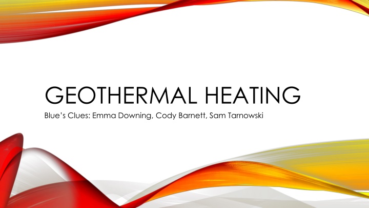 geothermal heating blue s clues emma downing cody n.w