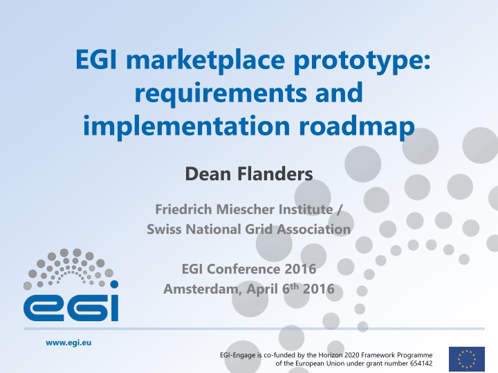egi marketplace prototype requirements n.w