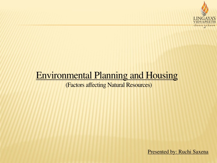 Factors Affecting Water Resources and Pollution Control