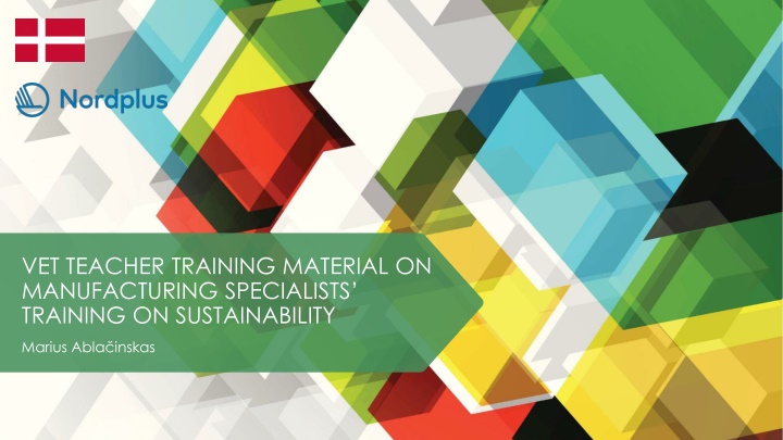 vet teacher training material on manufacturing n.w